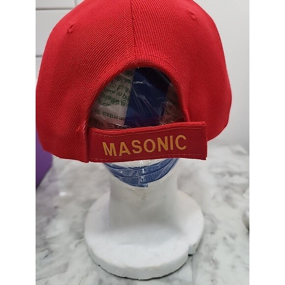 Freemason Mason Masonic Hats Caps (3) Embroidered Adjustable *READ - Picture 6 of 13